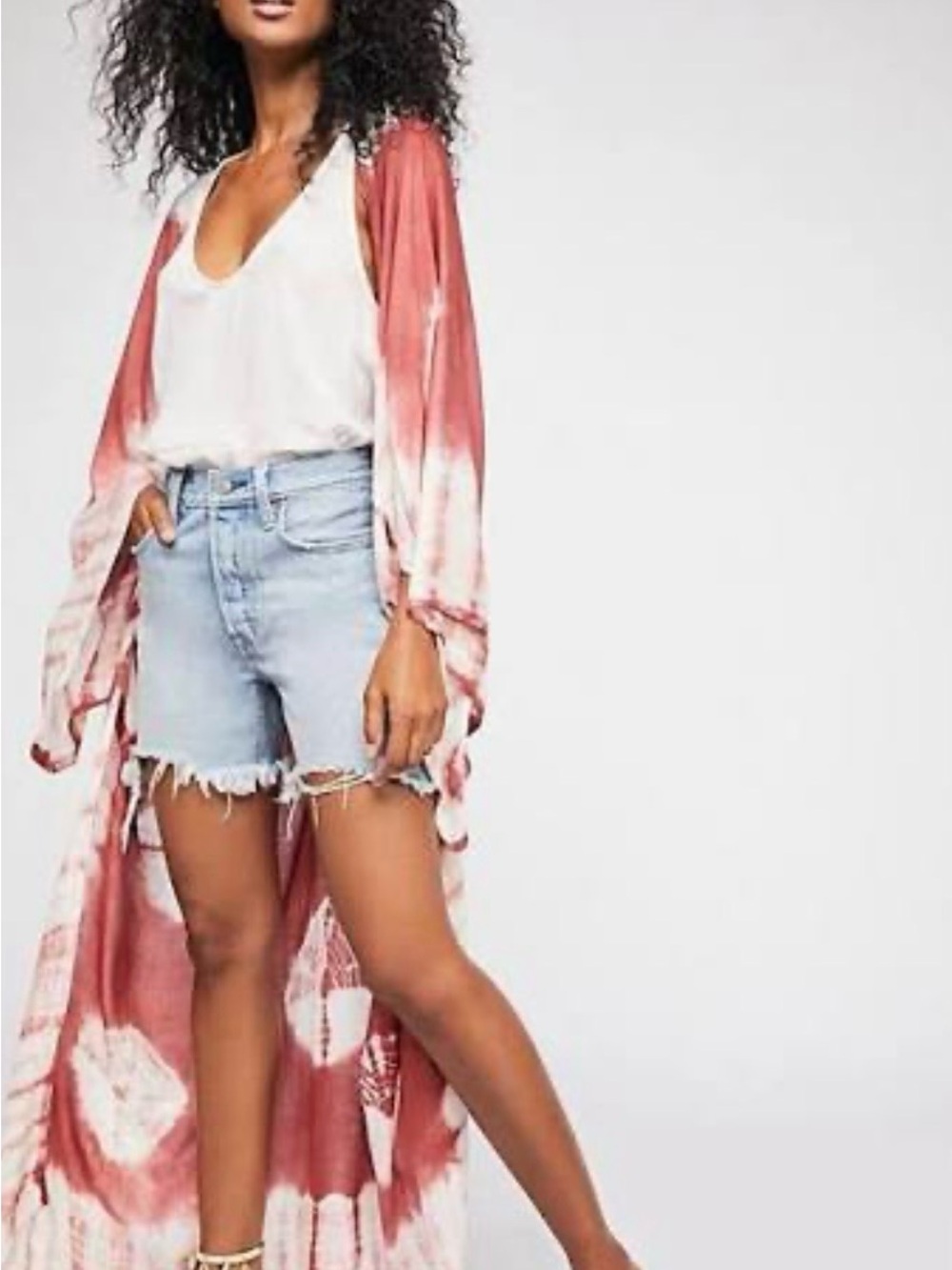 Free People Blush Spellbound kimono duster
